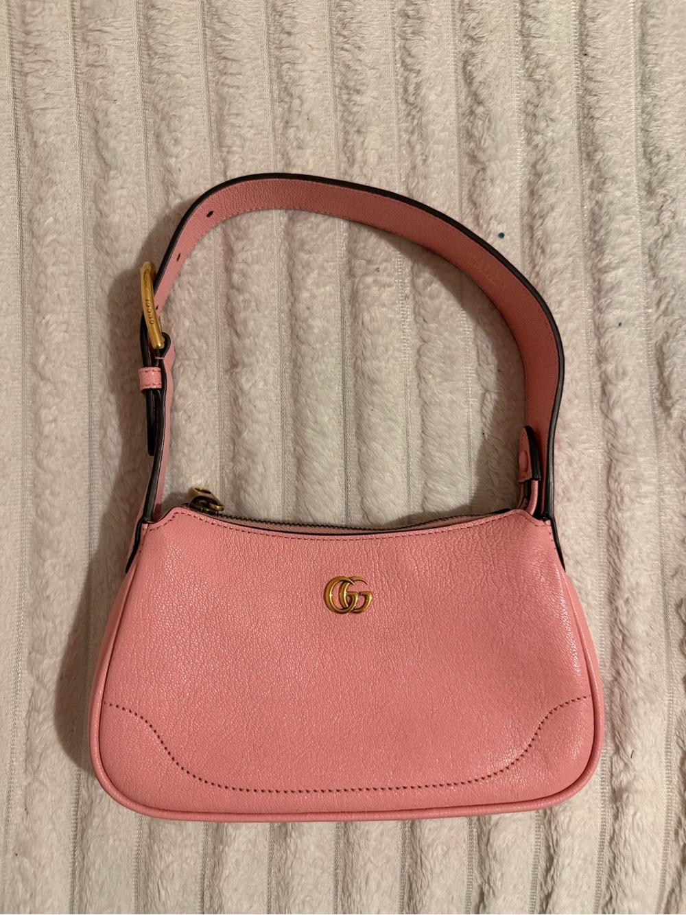 Gucci aphrodite mini Leather Shoulder Bag Pink